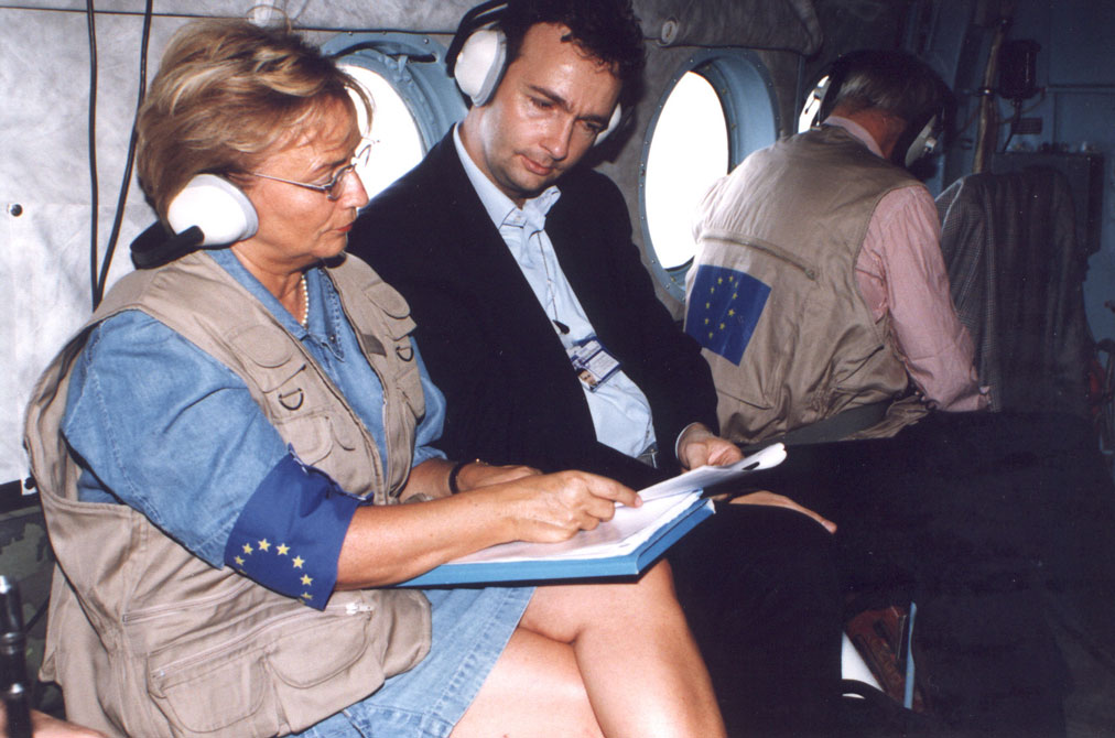 Karl von Habsburg beim Einsatz für das EP