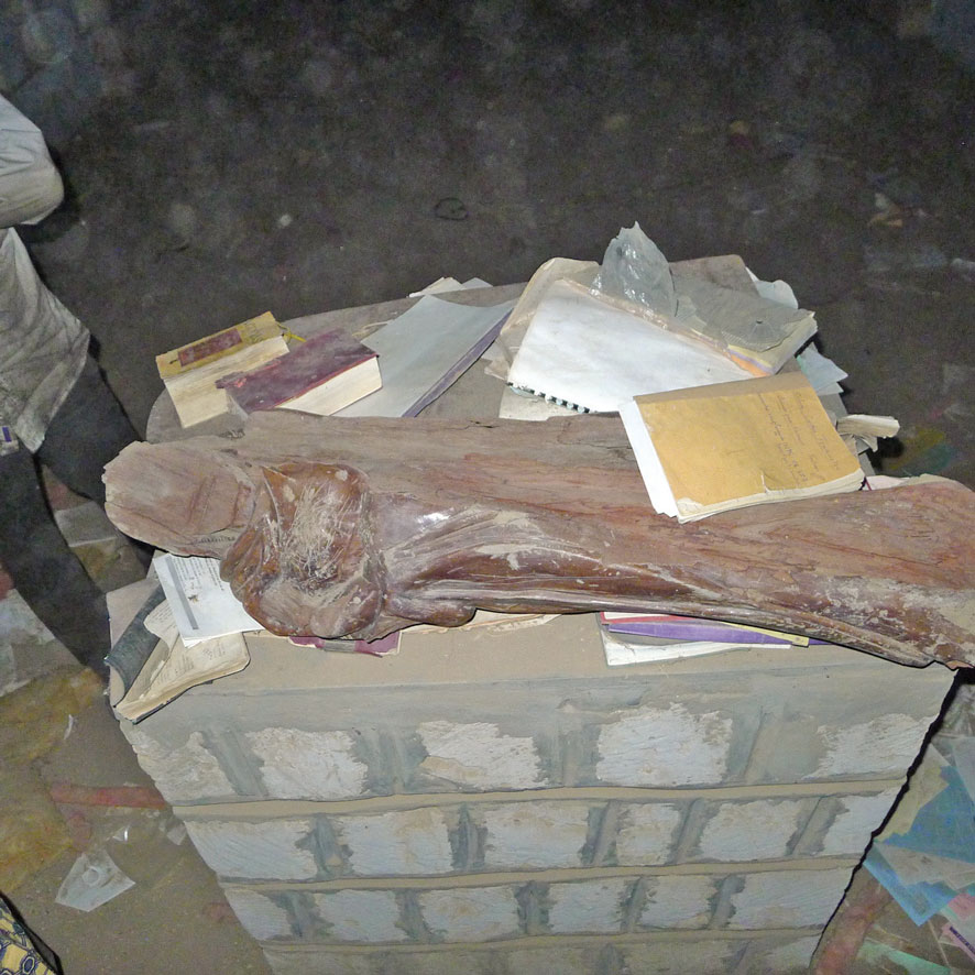 BlueShield Mission Timbuktu - Mutter Gottes Statue